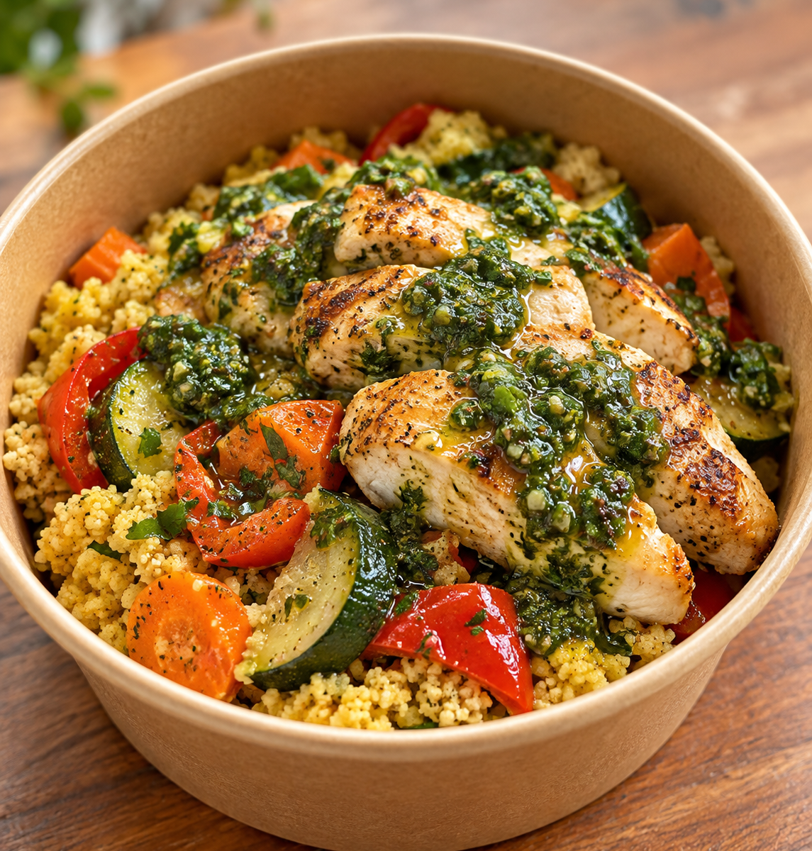 4. POULET CHIMICHURRI SUR COUSCOUS